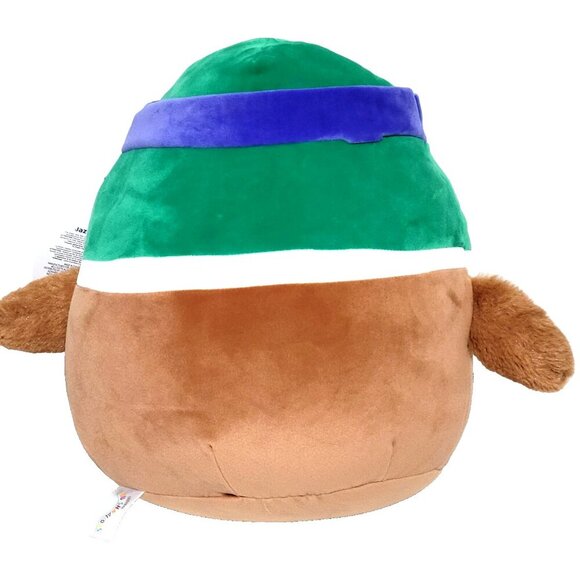 Squishmallows Avery The Duck NWT 13" Plush Football Rugby Sweatband - Picture 2 of 2